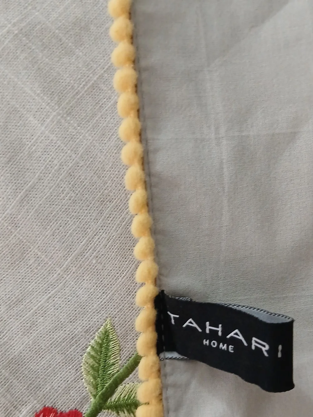 Tahari Embroidered Table Runner